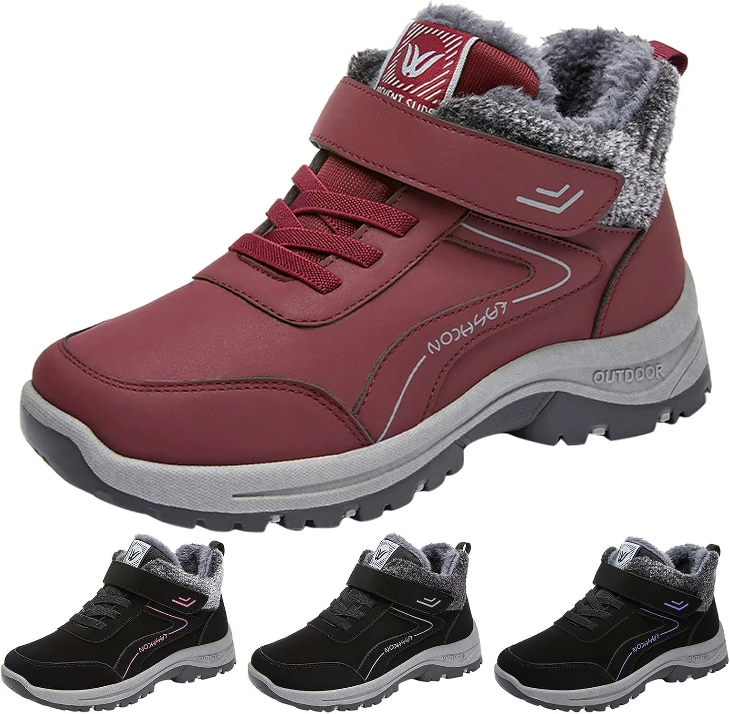 Men Work Boots Composite Toe Hiking Sneakers Ankle Ladies Women's Workout Shoes Soft Toe Platform Shoes Slip Resistant Safety Hike Grounded Footwear