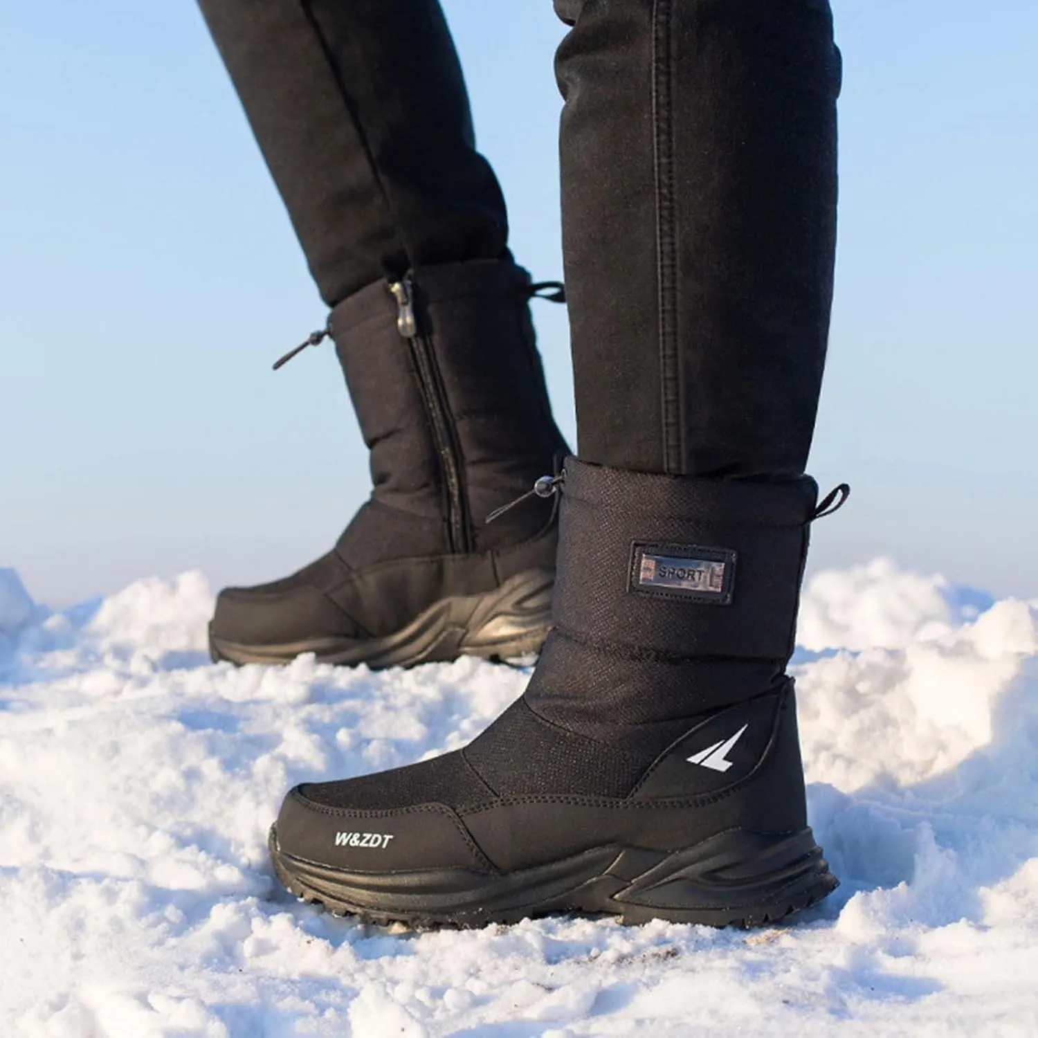 Men Work Boots Composite Toe Hiking Sneakers Ankle Ladies Women's Workout Shoes Soft Toe Platform Shoes Slip Resistant Safety Hike Grounded Footwear