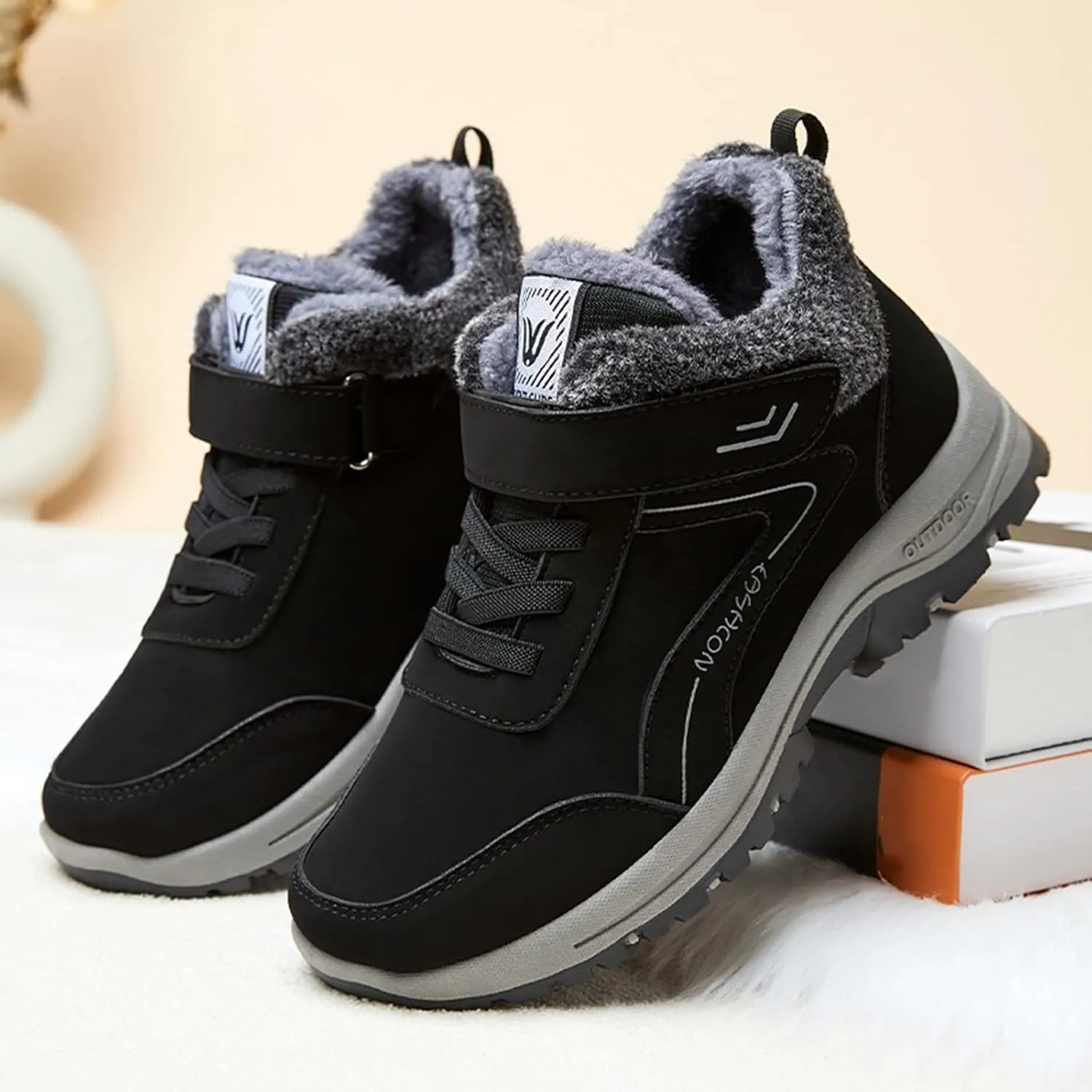 Men Work Boots Composite Toe Hiking Sneakers Ankle Ladies Women's Workout Shoes Soft Toe Platform Shoes Slip Resistant Safety Hike Grounded Footwear