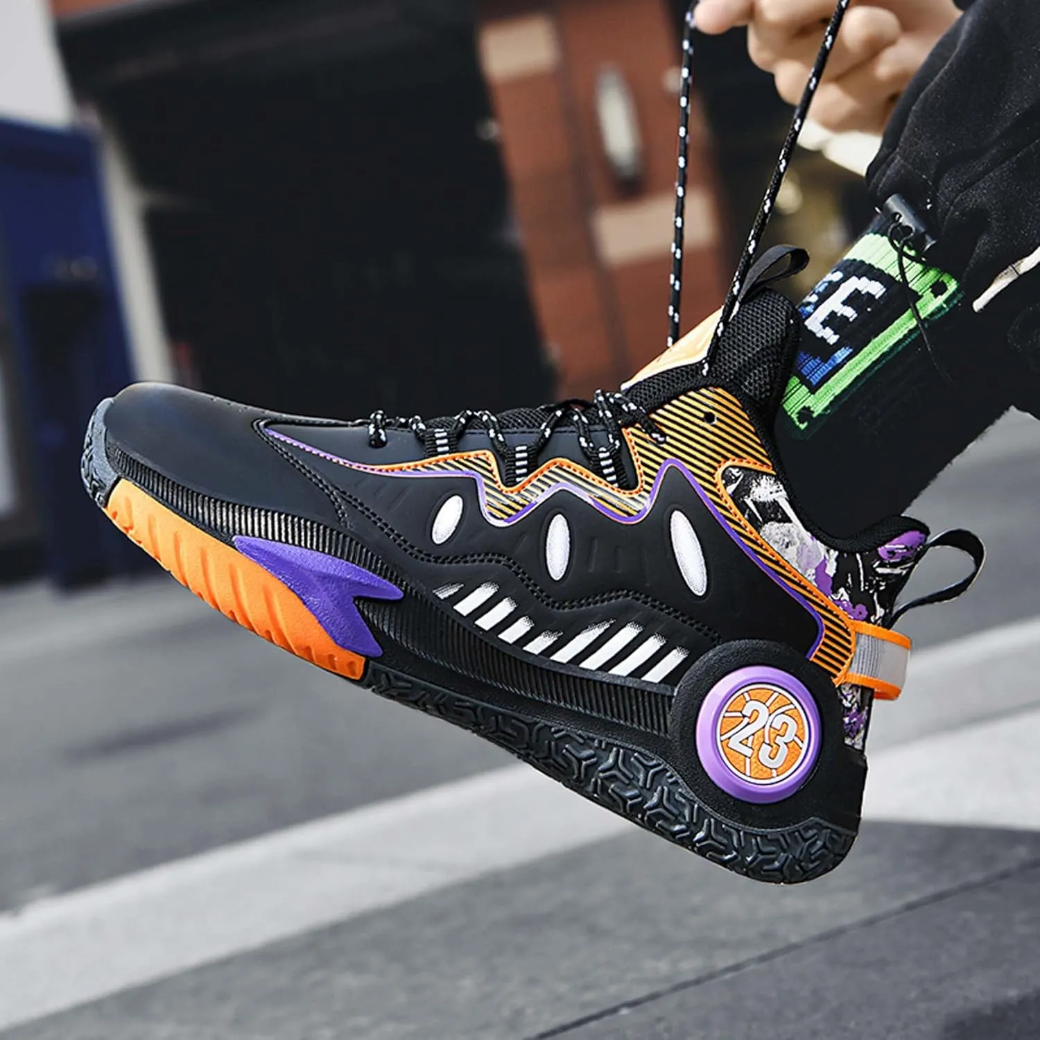 Men's and Women's Basketball Shoes, White Basketball Shoes, Comfortable, Breathable, Outdoor, Hiking, High Top, Men's Non Slip Work Shoes, Sports Shoes, Men's Casual Shoes, Tennis Shoes.