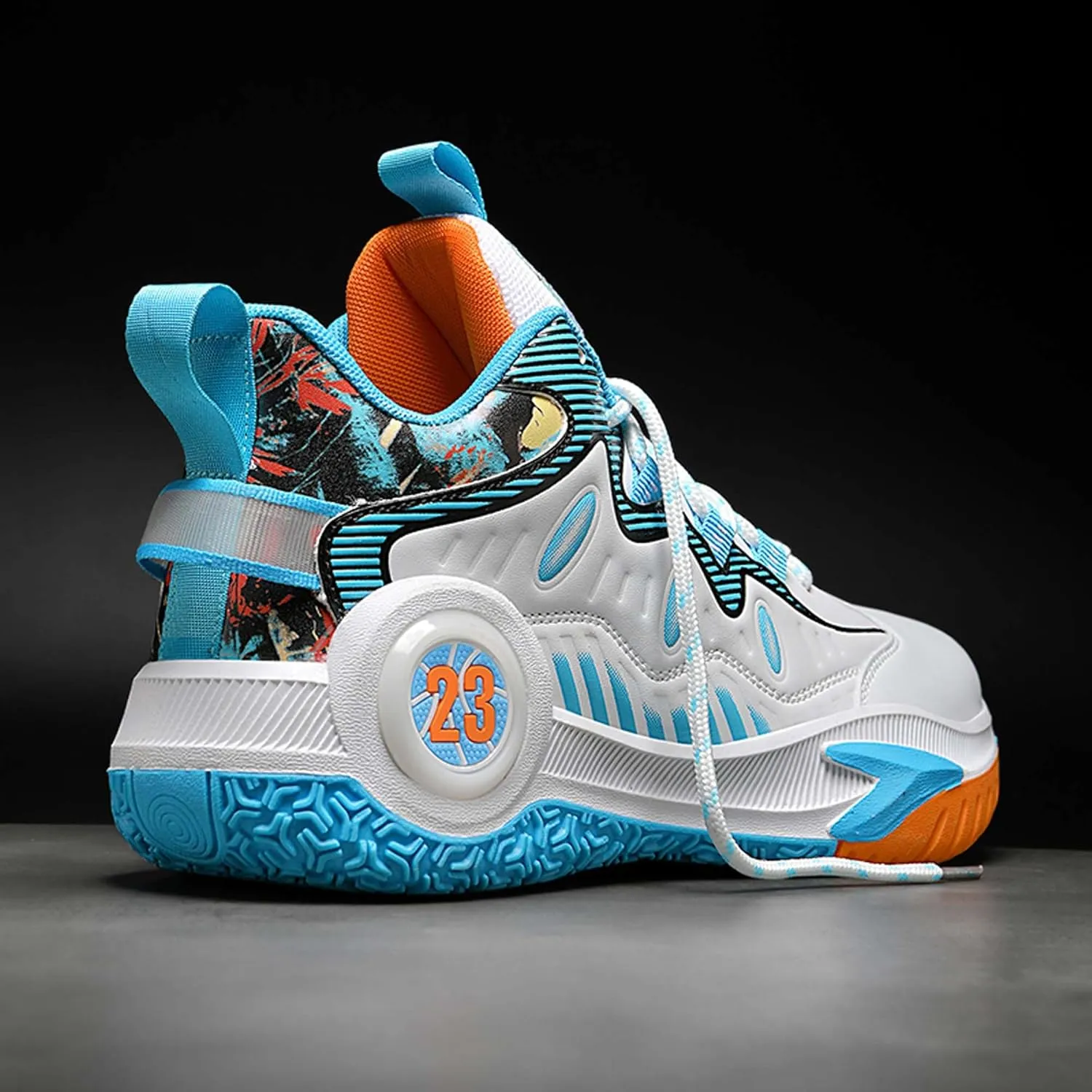 Men's and Women's Basketball Shoes, White Basketball Shoes, Comfortable, Breathable, Outdoor, Hiking, High Top, Men's Non Slip Work Shoes, Sports Shoes, Men's Casual Shoes, Tennis Shoes.