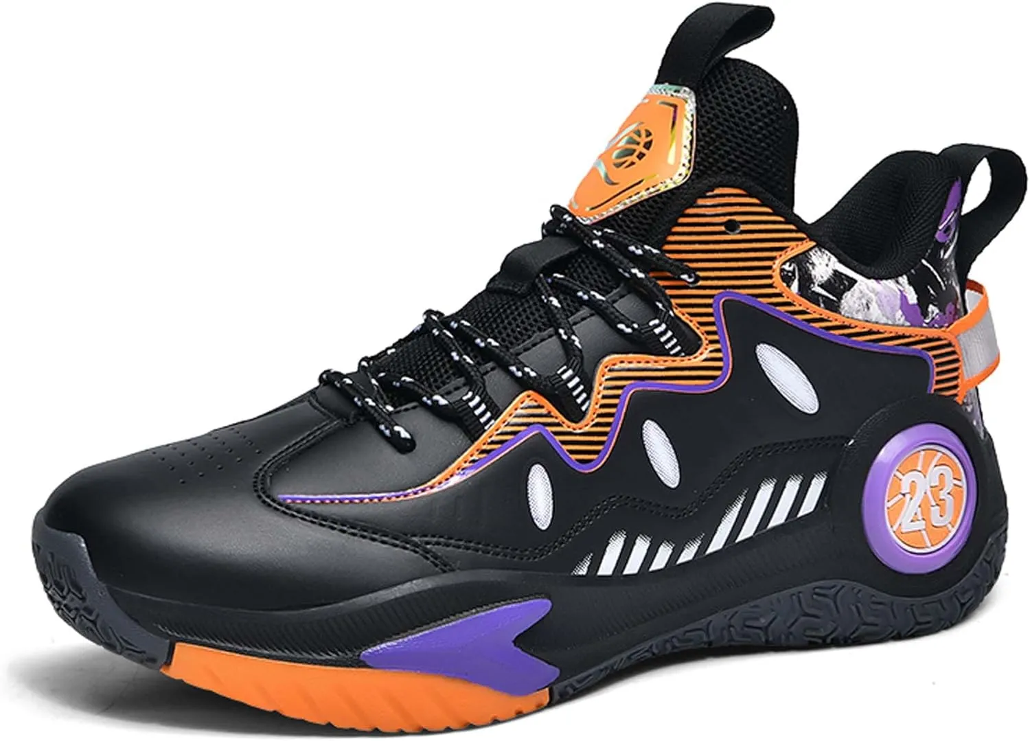 Men's and Women's Basketball Shoes, White Basketball Shoes, Comfortable, Breathable, Outdoor, Hiking, High Top, Men's Non Slip Work Shoes, Sports Shoes, Men's Casual Shoes, Tennis Shoes.
