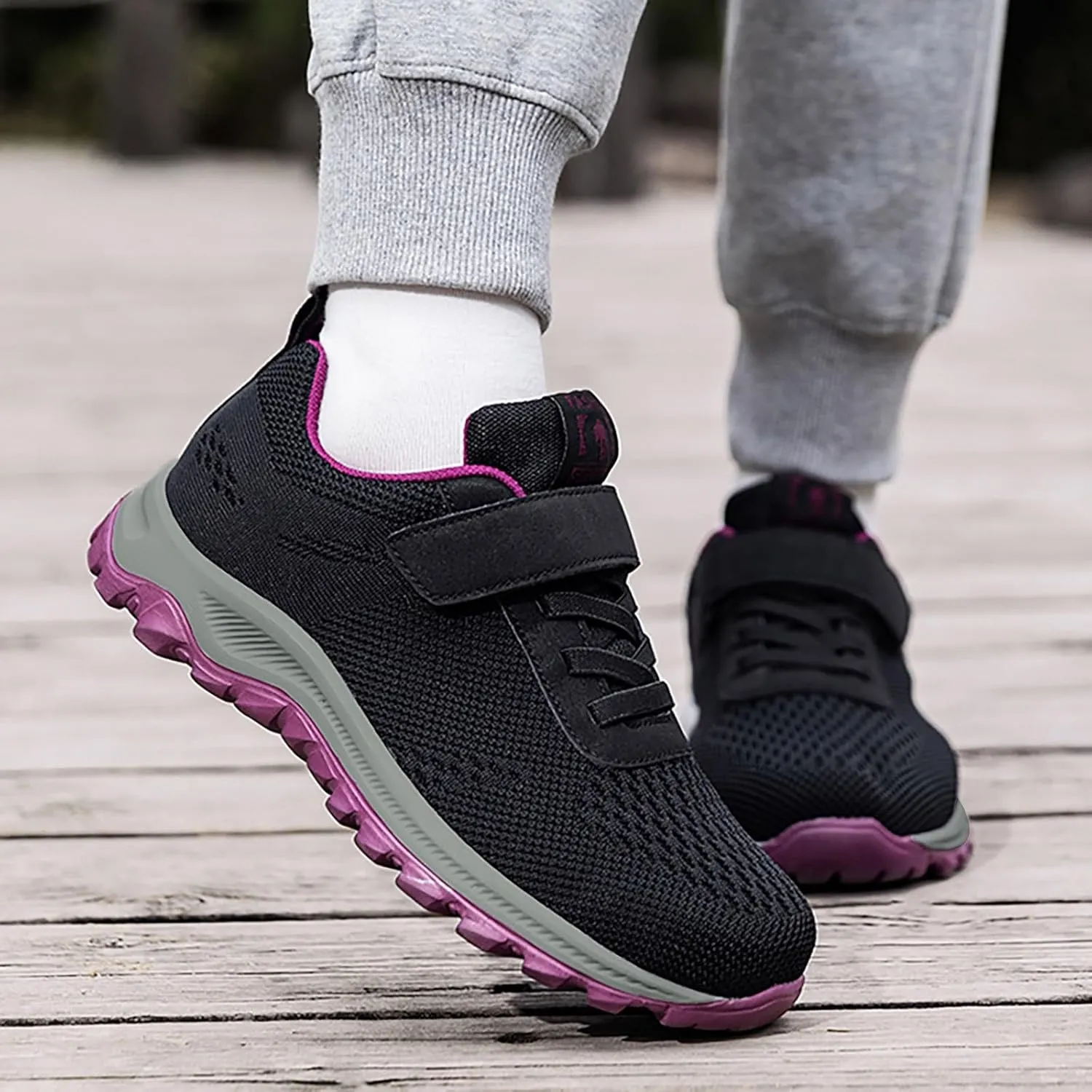 Men's Arch Support Workout Shoes Lightweight Breathable Slip on Running Shoe Arch Support Walking Shoes for Men
