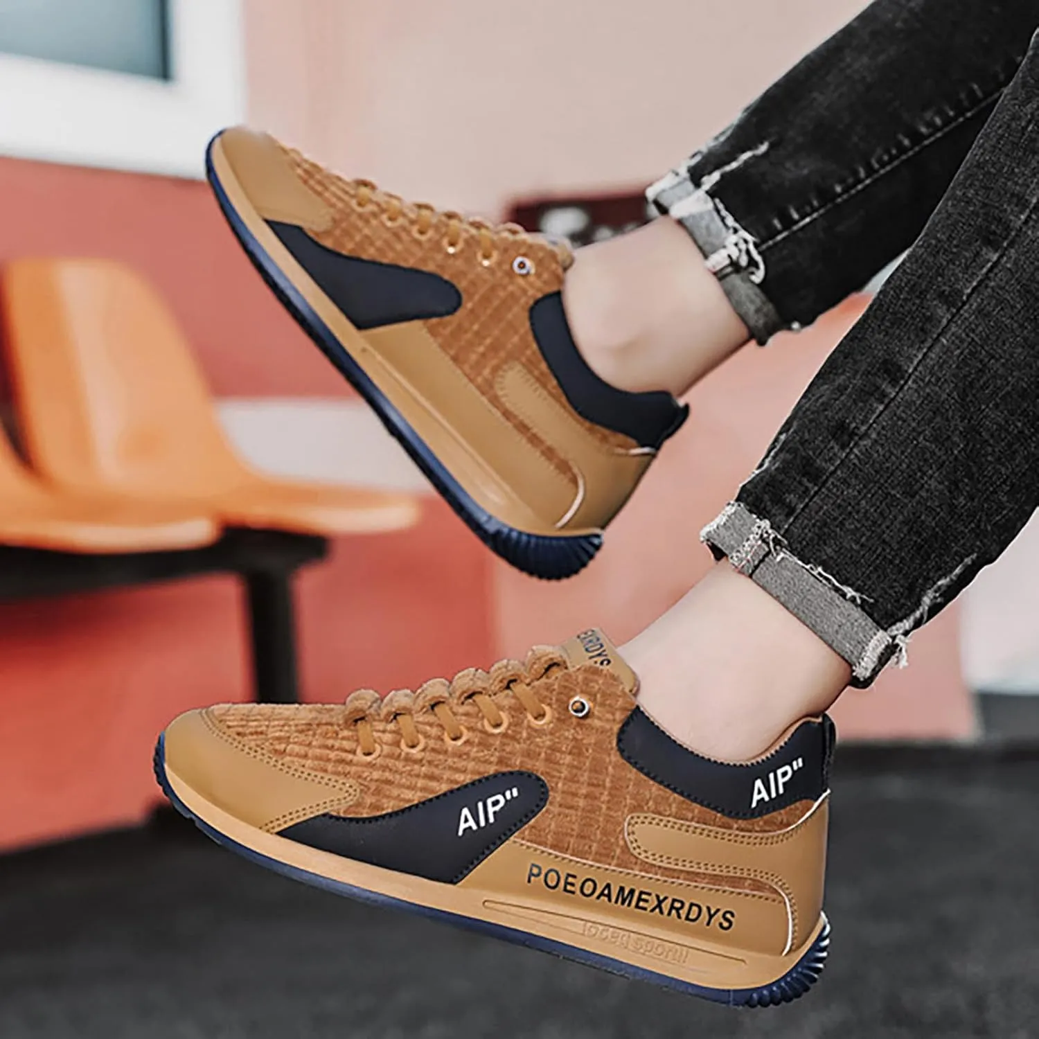 Mens Athletic Shoes Mens Walking Shoes Shoe for Men Slip on Shoe for Men Running Trail Lightweight Sneaker