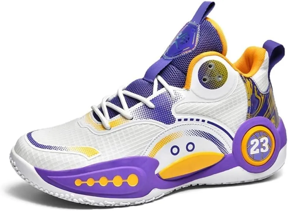 Men's Basketball Shoes Breathable Anti Slip Traction Rubber Sole Sports Training Boots