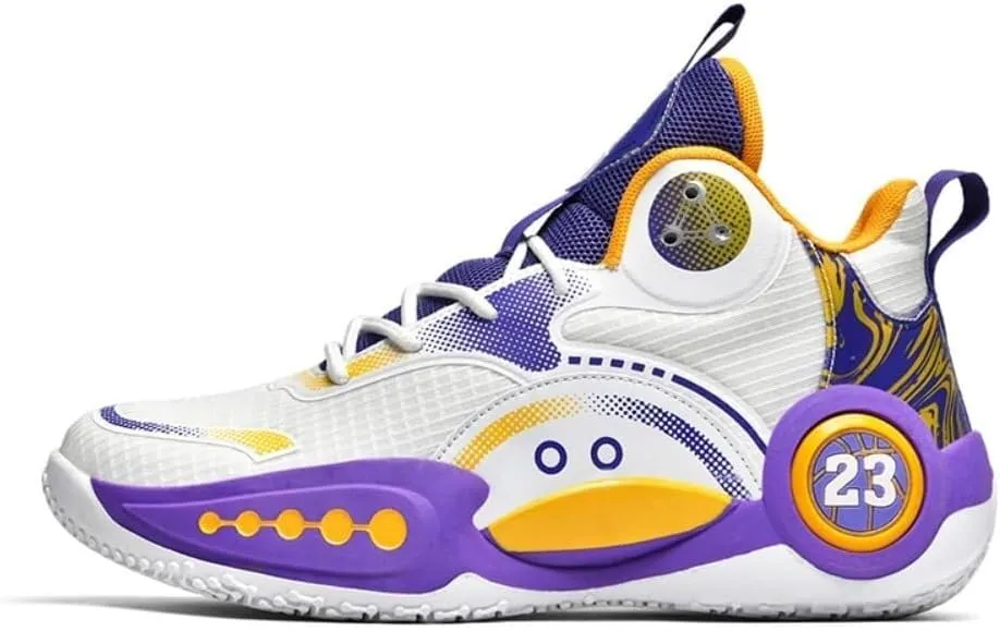 Men's Basketball Shoes Breathable Anti Slip Traction Rubber Sole Sports Training Boots