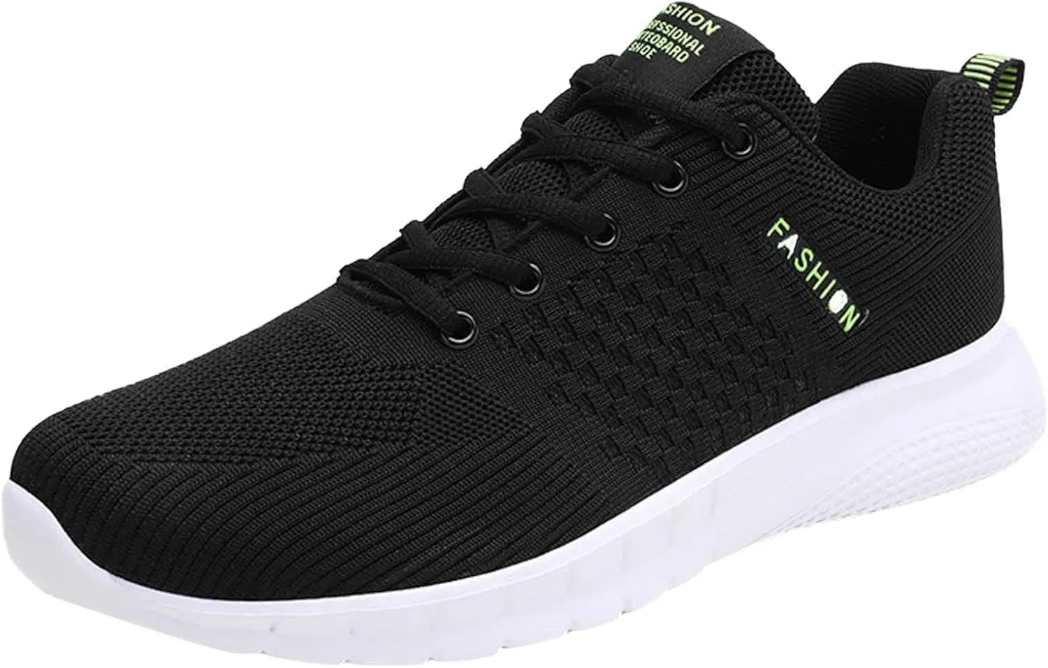 Mens Breathable Lace Up Running Shoes Outdoor Athletic Lace Up Hiking Shoe Memory Foam Versatile Shoes for Men