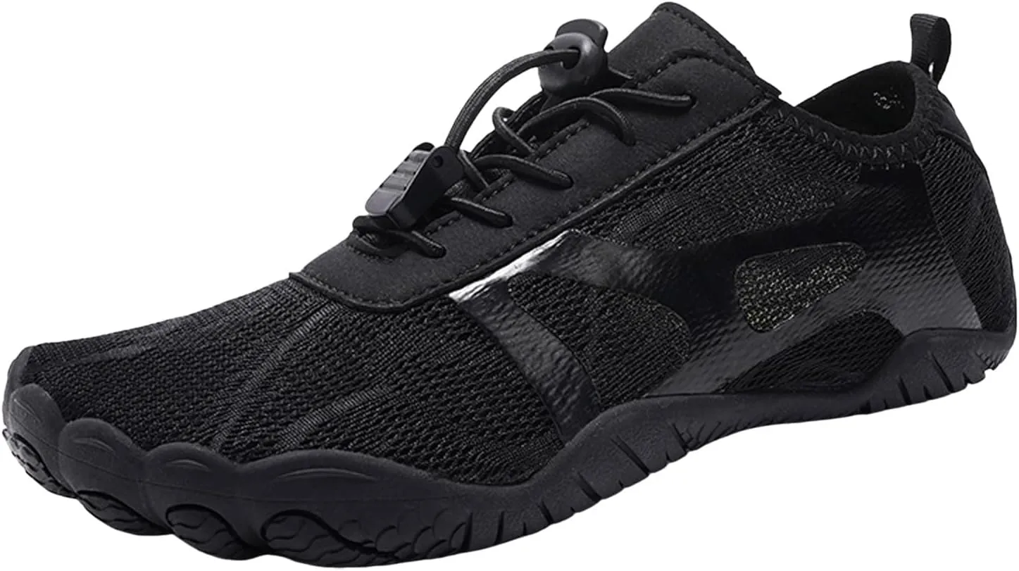 Men's Breathable Stretch Workout Shoes Outdoor Athletic Lace Up Hiking Shoe Arch Support Sports Shoes for Men