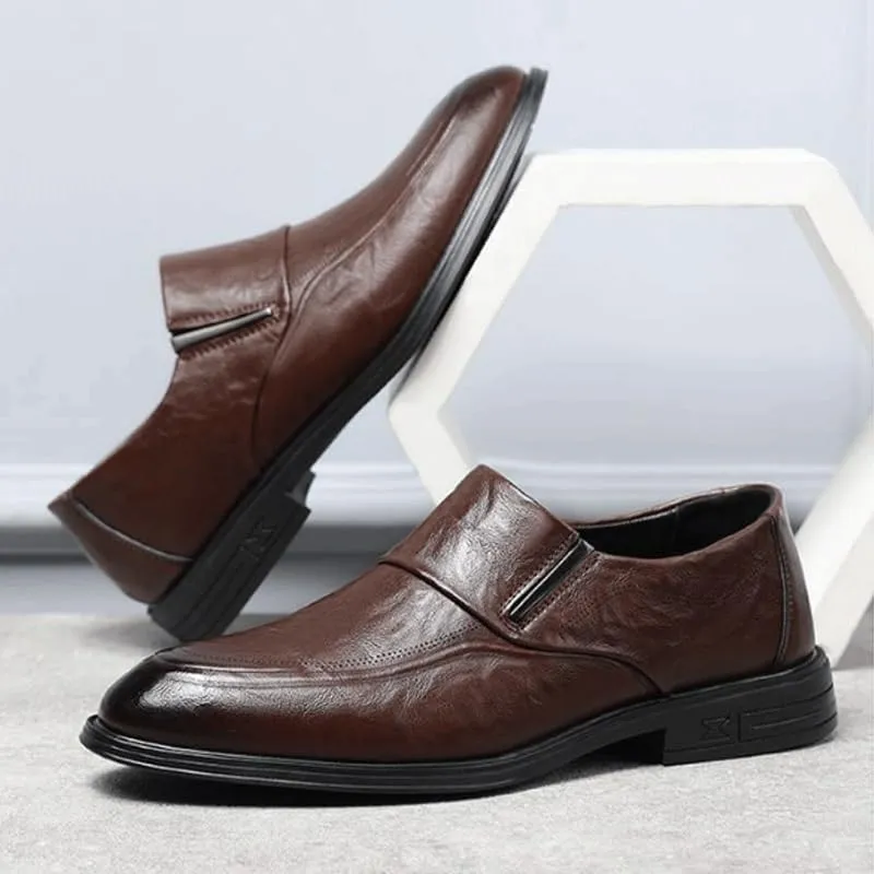 Men's Cap Toe Oxford Dress Shoes Slip-Resistant Sole Business Professional