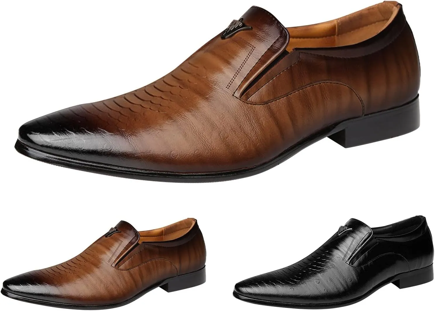 Men's Casual Dress Oxfords Shoes for Men Comfortable Modern Fashion Casual Walking Sneakers