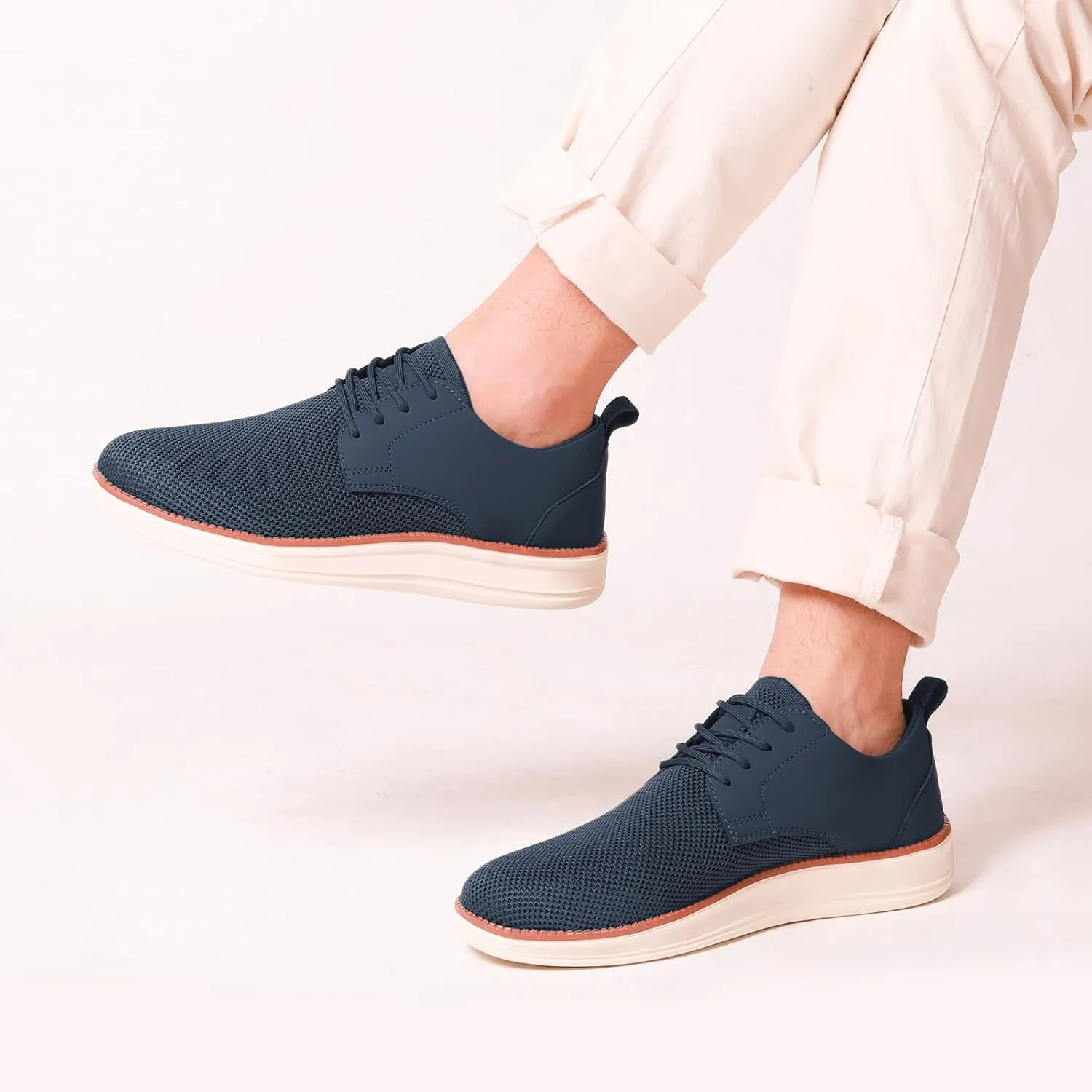 Men's Casual Dress Shoes Business Walking Shoes Oxfords Comfortable Breathable Lightweight Non Slip