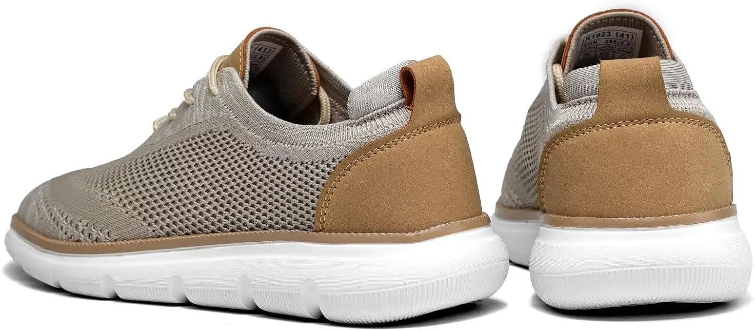 Mens Casual Dress Shoes Fashion Mesh Oxfords Business Walking Work Sneakers Comfortable Lightweight