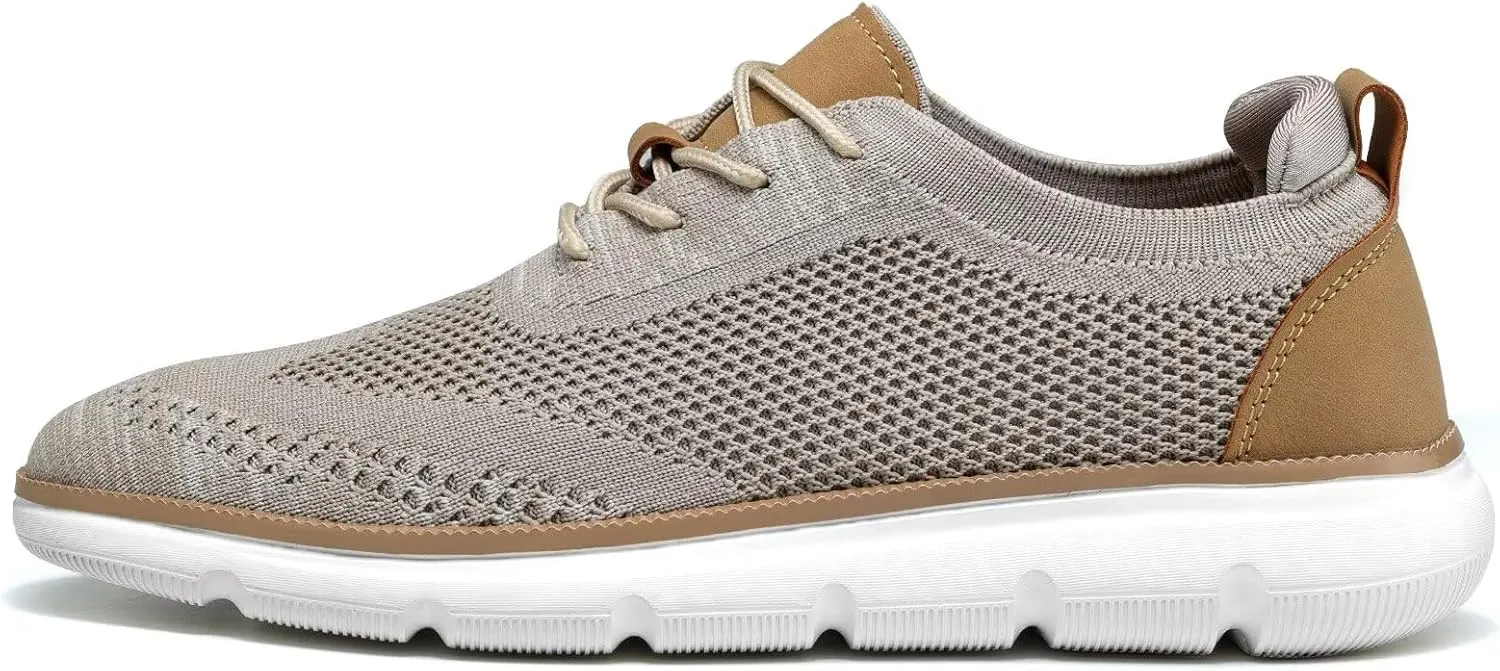 Mens Casual Dress Shoes Fashion Mesh Oxfords Business Walking Work Sneakers Comfortable Lightweight