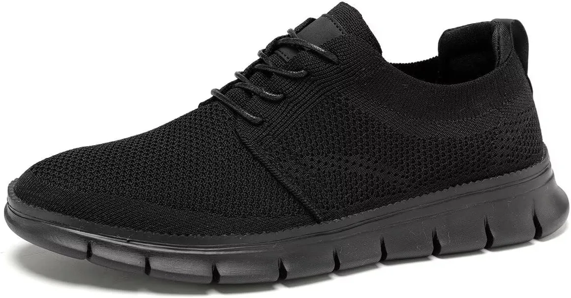 Mens Casual Dress Shoes Fashion Mesh Oxfords Business Walking Work Sneakers Comfortable Lightweight