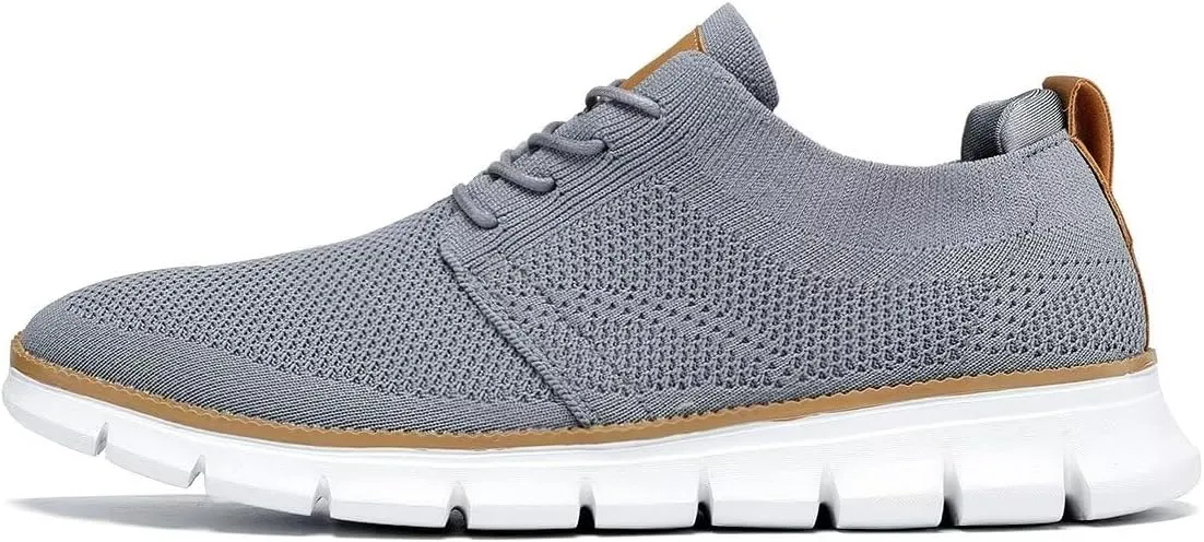 Mens Casual Dress Shoes Fashion Mesh Oxfords Business Walking Work Sneakers Comfortable Lightweight