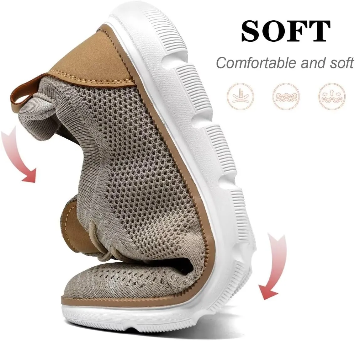 Mens Casual Dress Shoes Fashion Mesh Oxfords Business Walking Work Sneakers Comfortable Lightweight