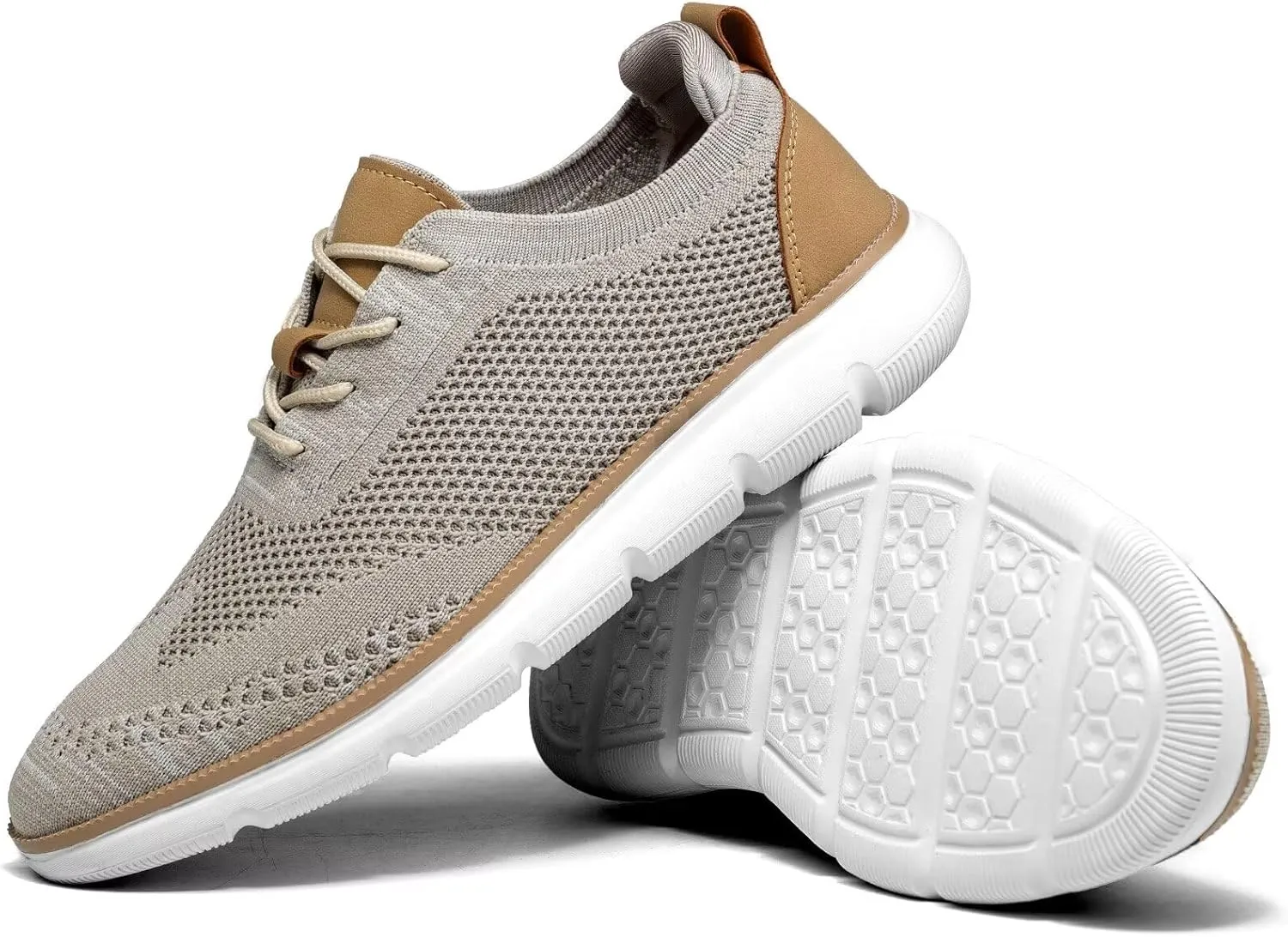 Mens Casual Dress Shoes Fashion Mesh Oxfords Business Walking Work Sneakers Comfortable Lightweight