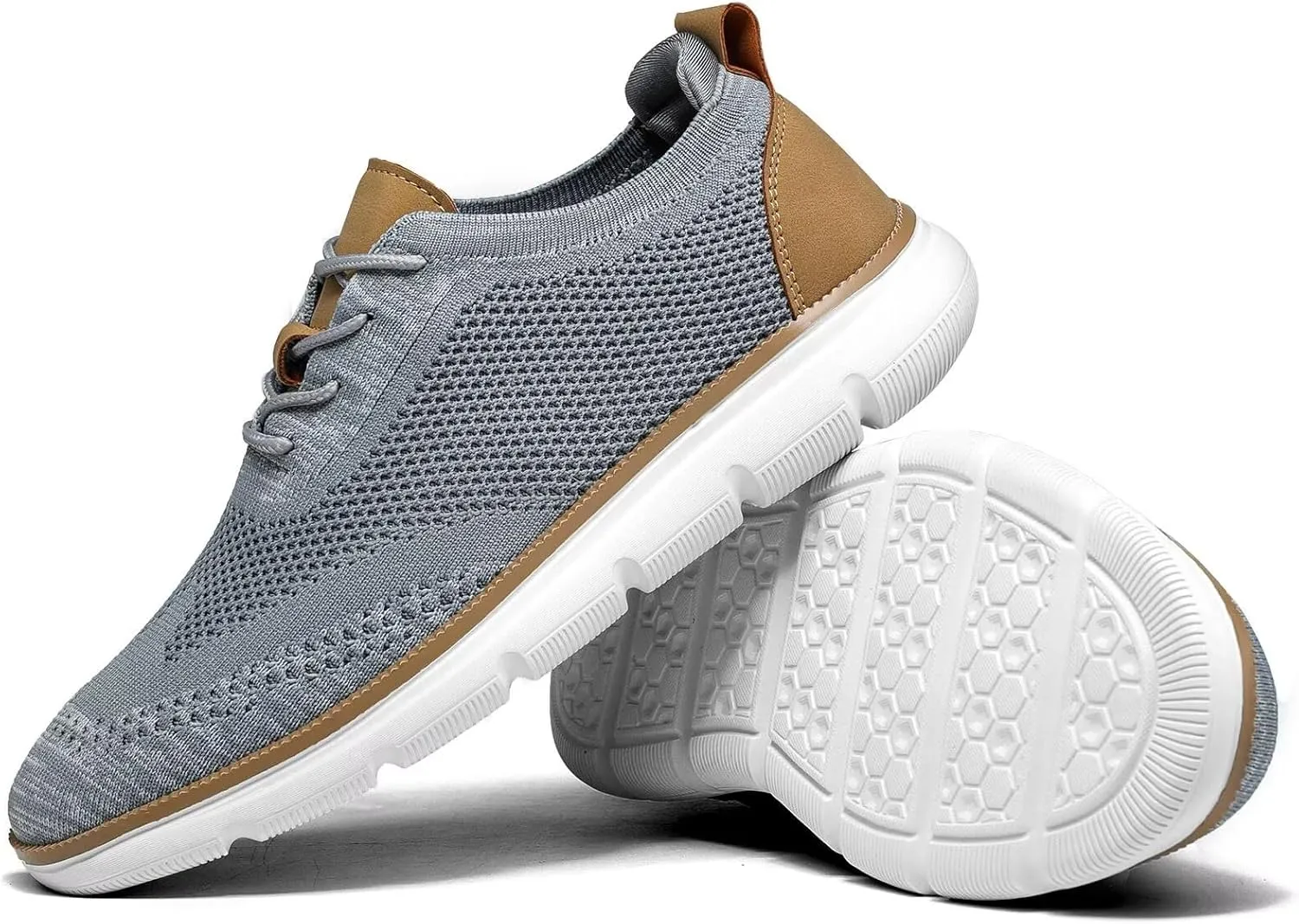 Mens Casual Dress Shoes Fashion Mesh Oxfords Business Walking Work Sneakers Comfortable Lightweight