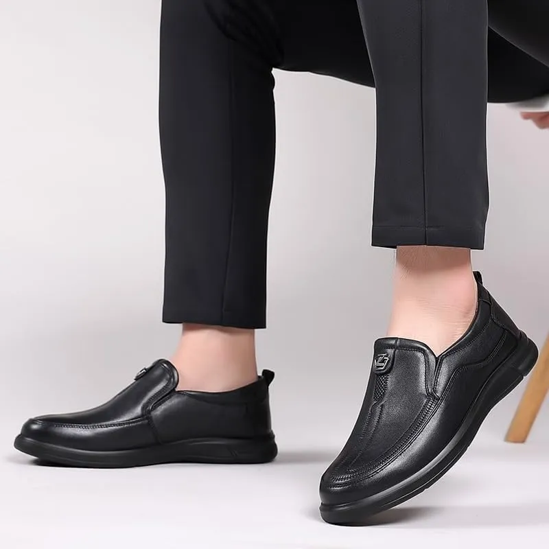 Men's Casual Oxford Business Loafers England Flats Breathable Sport Outdoor Footwear for Daily Driving Travelling