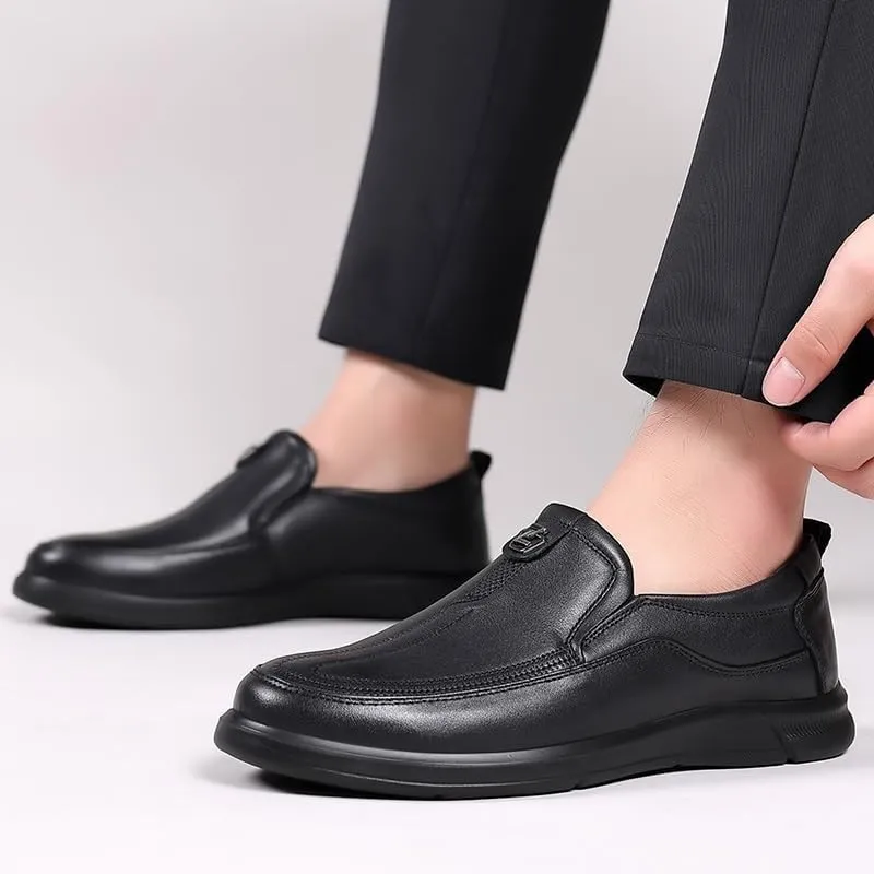 Men's Casual Oxford Business Loafers England Flats Breathable Sport Outdoor Footwear for Daily Driving Travelling