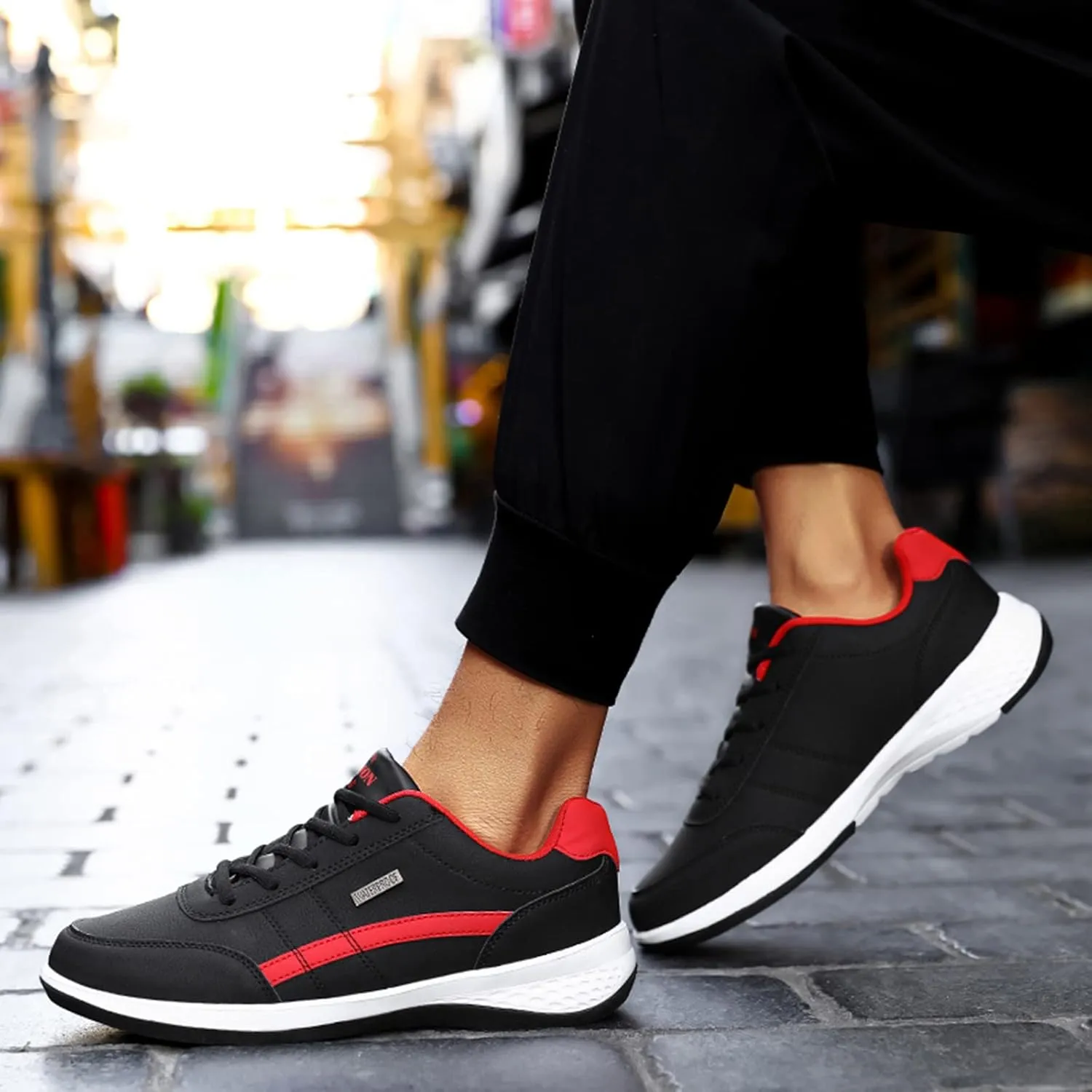 Men's Comfortable Stretch Workout Shoes Lightweight Sport Gym Jogging Walking Sneaker Non Slip Barefoot Sneaker
