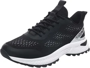 Men's Comfortable Stretch Workout Shoes Non Slip Outdoor Running Sneaker Lightweight Non Slip Sneakers for Men