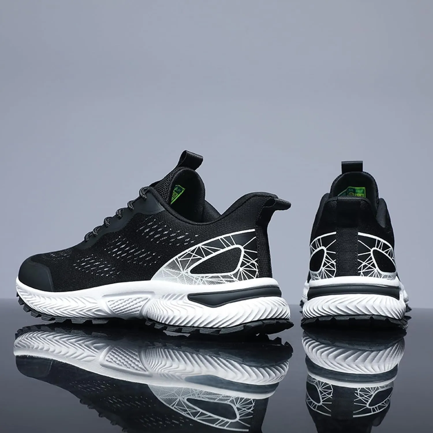 Men's Comfortable Stretch Workout Shoes Non Slip Outdoor Running Sneaker Lightweight Non Slip Sneakers for Men