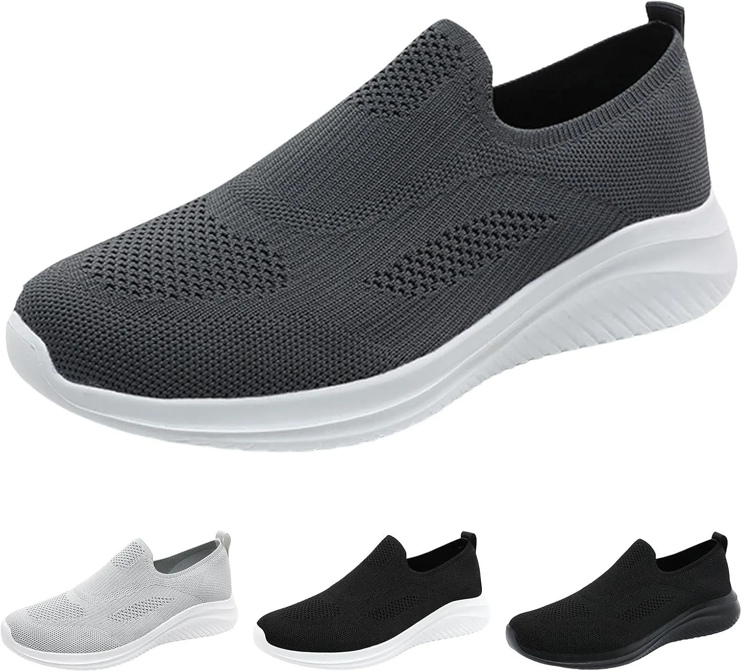 Men's Fashion Sneakers Men's Shoes Slip on Shoe for Men Sneaker for Men Mesh Breathable Sneaker