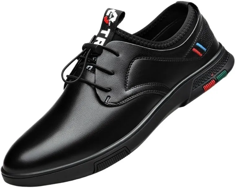 Men's Leather Oxford Dress Sneakers Wingtip Brogue Shoes for Business and Casual Occasions