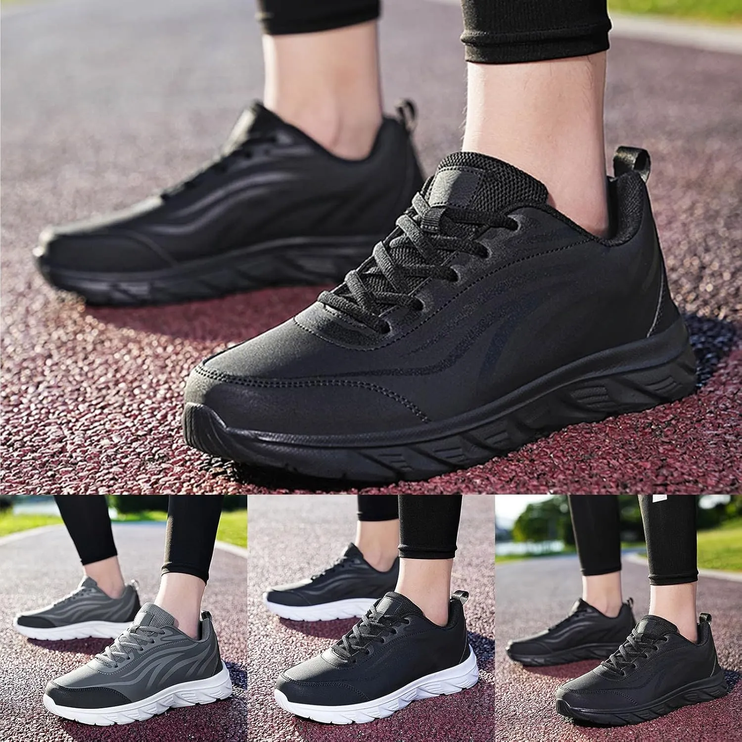 Men's Lightweight Non Slip Barefoot Shoes Supportive Running Athletic Sneaker Non Slip Work Sport Shoes for Men
