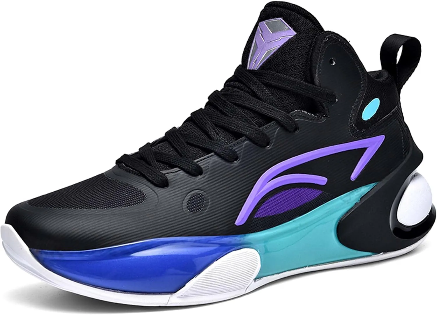 Men's Lightweight Rebound Basketball Shoes Non-Slip Cushioning Sneakers Women's Comfortable Soft Bottom Casual Sports Running Shoes Street Casual Walking Men's Shoes Women's Shoes