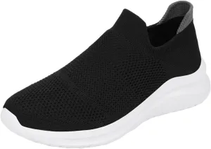 Men's Mesh Sneakers Womens Slip On Sneakers with Arch Support Shoes for Women Round Toe Slip On Casual Women Loafers Womens White Sneakers Wide Width