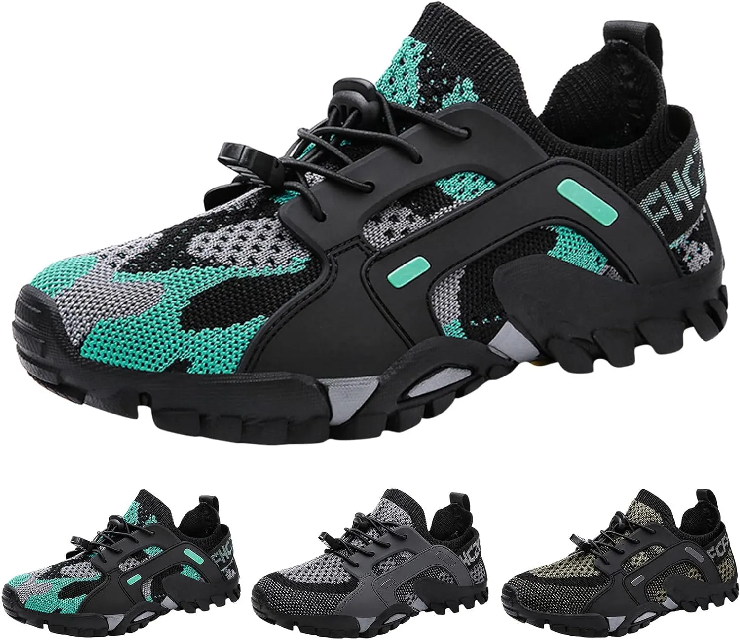 Men's Non Slip Tennis Sneakers Lace Up Lightweight Breathable Fashion Sneaker Non Slip Work Sport Shoes for Men