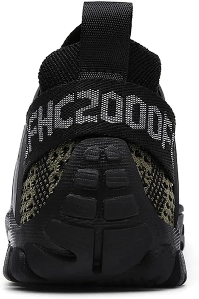 Men's Non Slip Tennis Sneakers Lace Up Lightweight Breathable Fashion Sneaker Non Slip Work Sport Shoes for Men