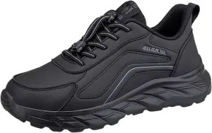 Mens Orthopedic Sneakers Solid Color Casual Soft Thick Sole Walking Running Shoes Comfortable Tennis Shoes Flat Bottom Non Slip Summer Spring Men Shoe