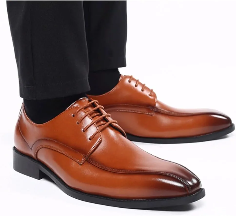 Men's Oxford Soft Orthopedic Dress Shoes for Men,Comfortable Business Casual Artificial PU Walking Shoes Loafers Work Flats,Sneaker Dress Shoes for Men