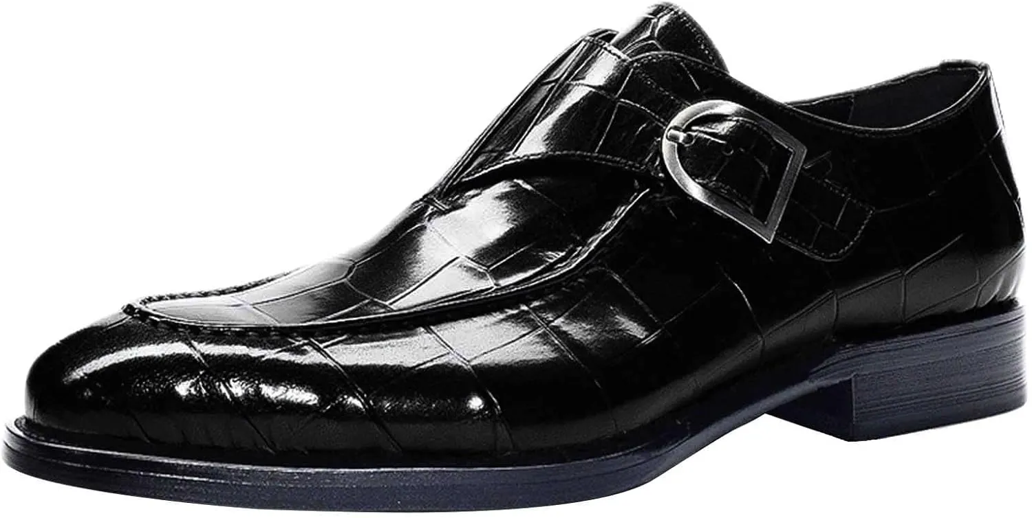 Men's Plain Toe Mesh Sneakers Oxfords for Men Business Modern Lace-Up Formal Leather Walking Shoes