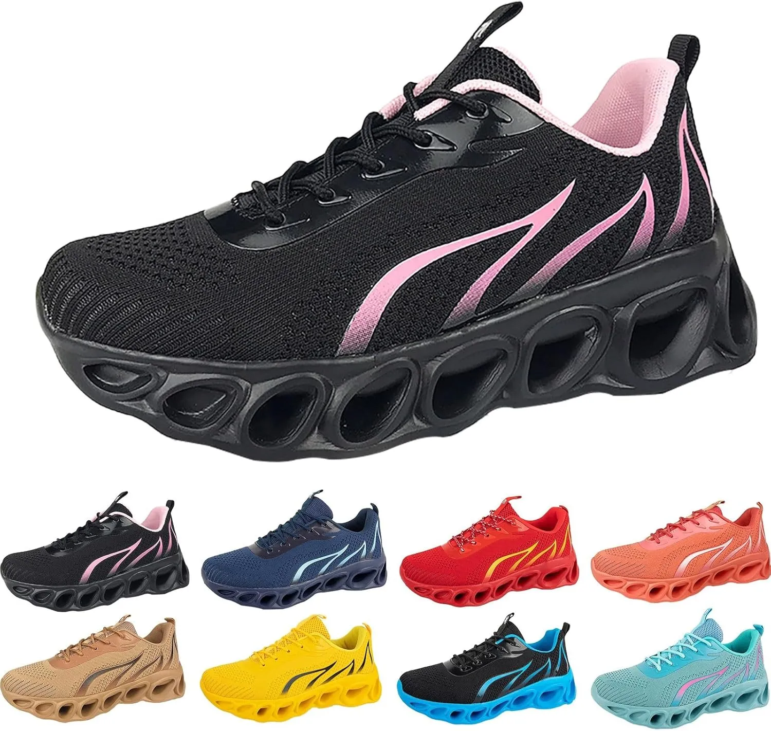 Mens Running Shoes Mesh Woman Shoes Casual Women's Fashion Sneakers Women's Walking Lightweight Tennis Fashion Basketball Shoe Grip Trainers Shoe
