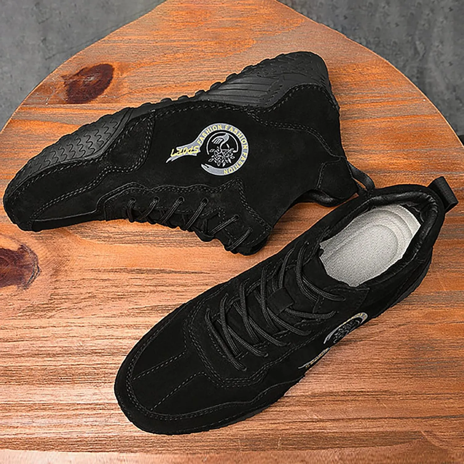 Mens Tennis Shoes Brown Sneakers Men's Casual Sneakers Mesh Breathable Walking Shoes Arch Support Shoes for Men