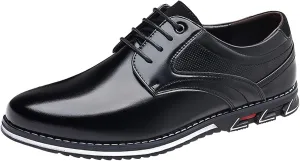 Men's Tuxedo Dress Shoes Oxfords Shoes for Men Comfortable Formal Lace-Up Formal Sneakers