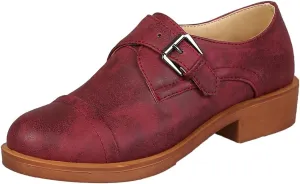 MIOKE Women's Casual Flat Oxford Shoes Suede Round Toe Comfort Low Heel Zipper Walking Oxfords Loafers