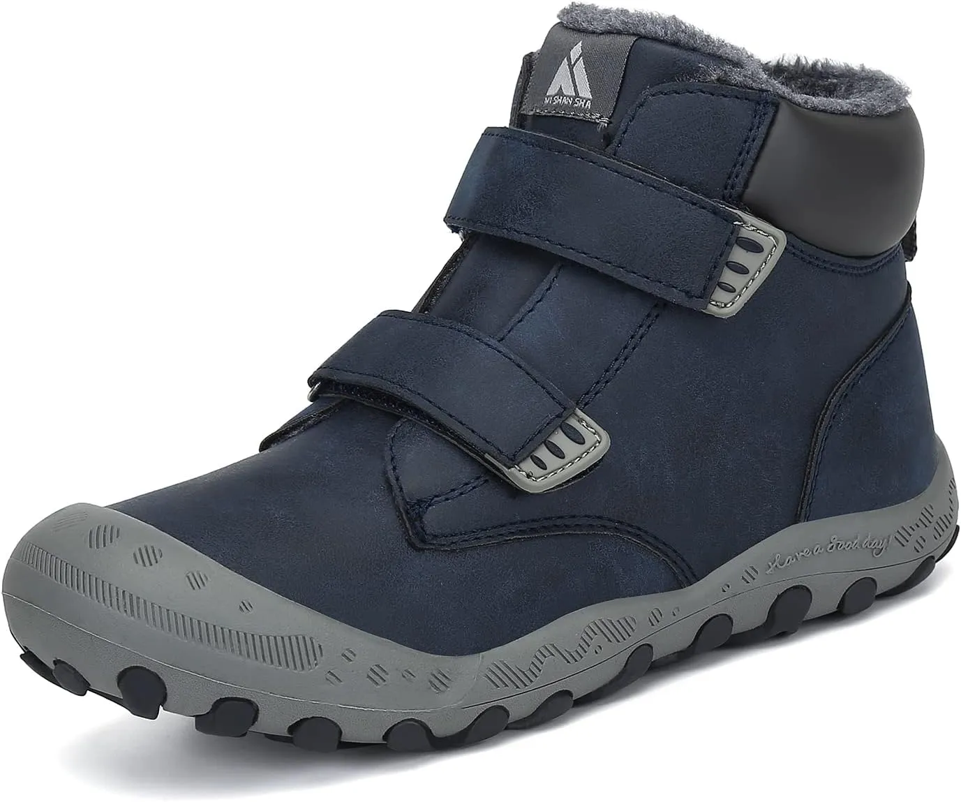 Mishansha Kids Hiking Boots Toddler Girls Boys Hiking Shoes Water-Resistant Anti-Collision Non-Slip Athletic Outdoor Trekking Boots