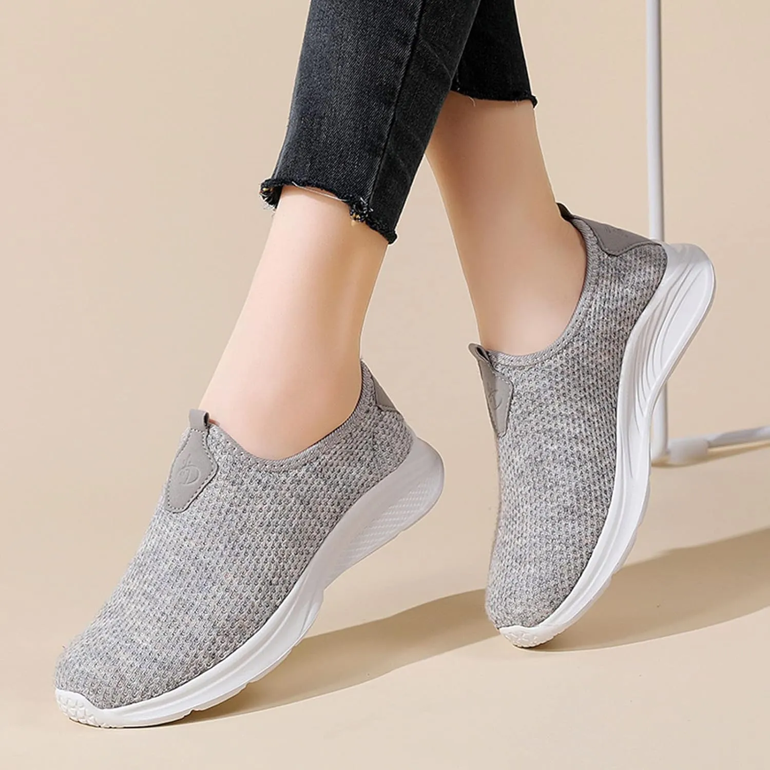 Mules for Women Flats Womens Sneakers Walking Comfortable Shoes for Women Round Toe Flats Comfortable Loafers for Women Dressy Women's Fashion Sneakers Wide Width