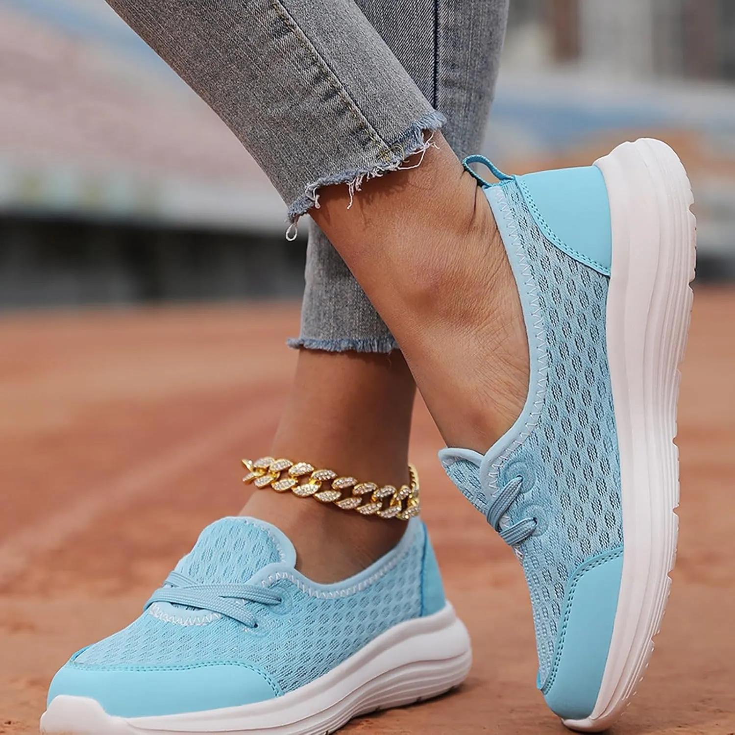 Non Slip Work Shoes Women Sports Shoes Dressy Casual Fashion Sneakers 2025 Sneakers for Women Walking Non Slip Black Tennis Shoe Casual Loafers