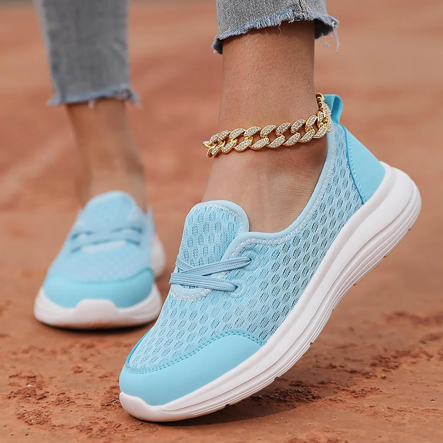 Non Slip Work Shoes Women Sports Shoes Dressy Casual Fashion Sneakers 2025 Sneakers for Women Walking Non Slip Black Tennis Shoe Casual Loafers