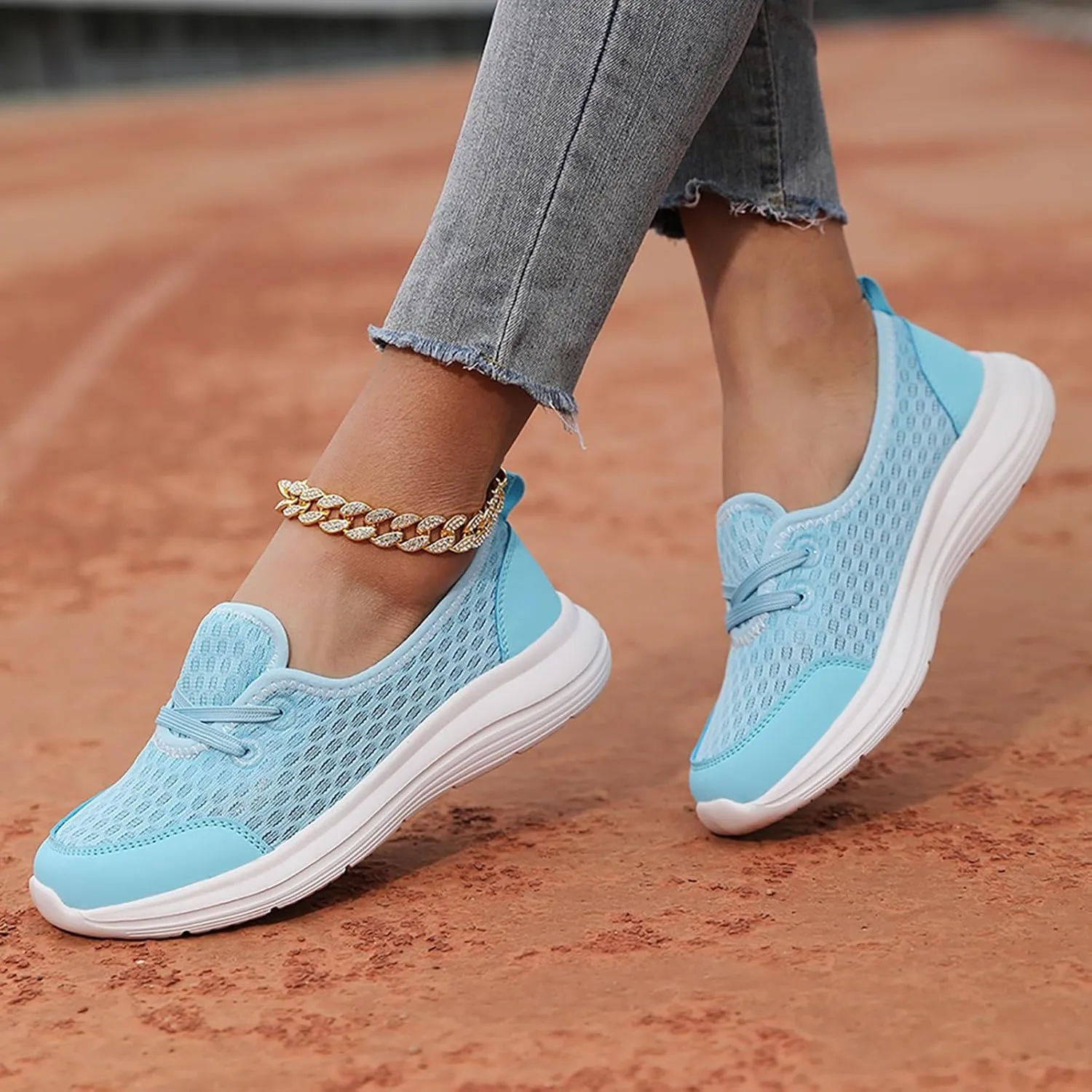 Non Slip Work Shoes Women Sports Shoes Dressy Casual Fashion Sneakers 2025 Sneakers for Women Walking Non Slip Black Tennis Shoe Casual Loafers