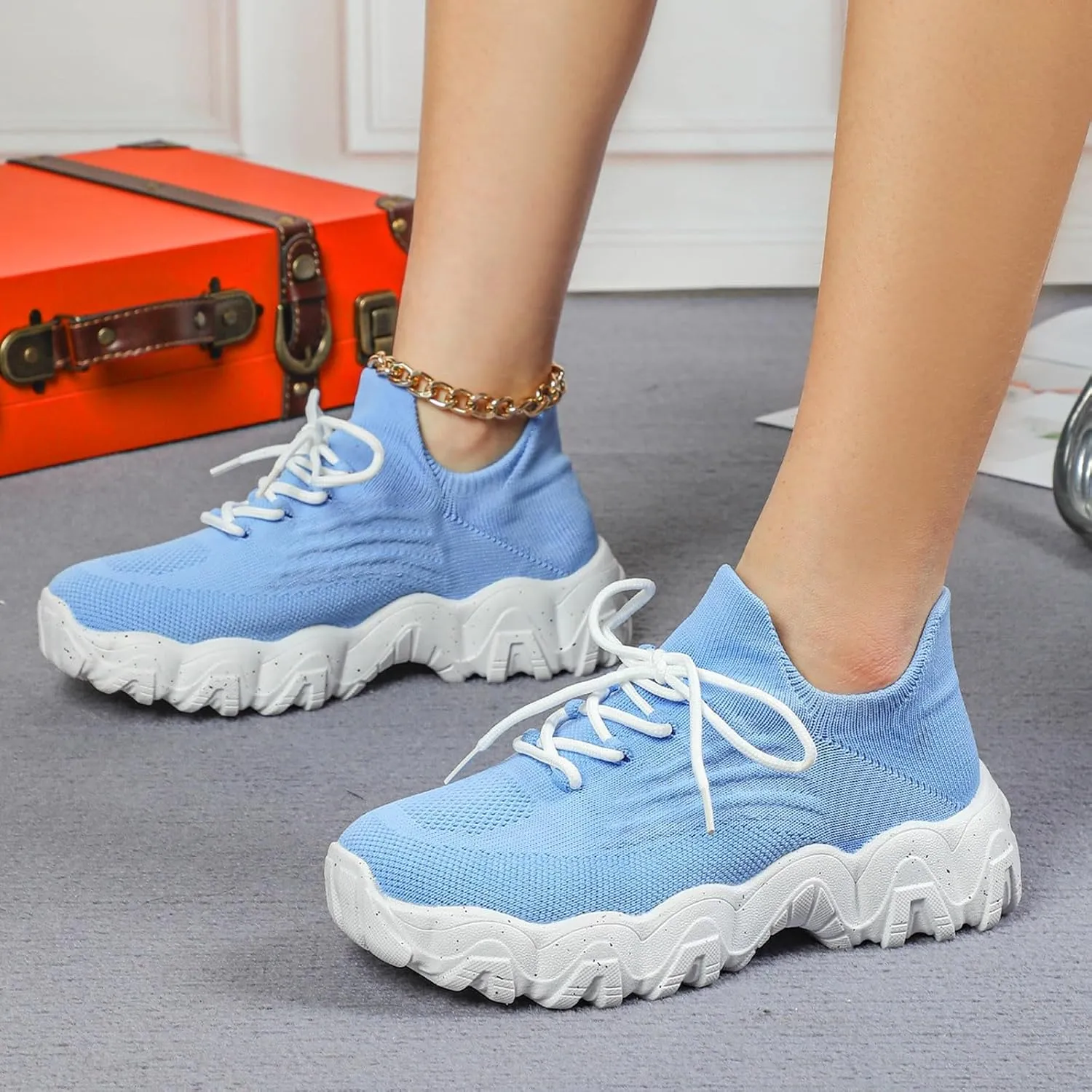 Nurse Babe Shoes Unisex Ortho Pro Comfortwear,Soft Comfy Cushion Orthopedic Sneakers,Mesh Breathable Slip-On Comfortwear,Lightweight Comfortable Non-Slip Hiking Shoes Footwear with Arch Support