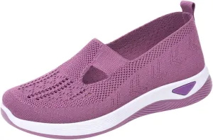 Orthopedic Casual Shoes for Plantar Fasciitis Relief Womens Slip On Walking Sneakers with Arch Support Comfortable Loafers Diabetic Feet