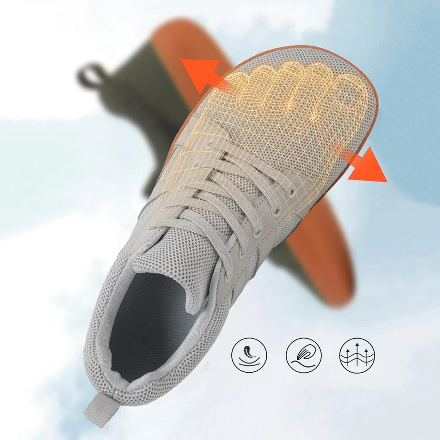 Outdoor Jogging Sneakers for Men Recovery Air Athletic Running Tennis Shoe Fashion Lightweight Sneakers for Men