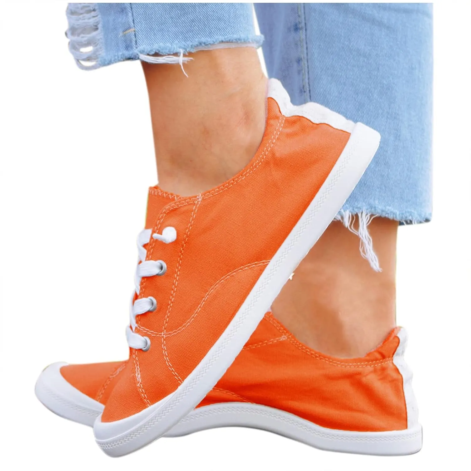 Platform Sneakers for Women 6 Wide Comfy Sandals Shoes Women Dressy Cute Wide Toe Box Canvas Shoes Women Running Shoes for Women Black Zapatos Negros De Tacon Con Plataforma para Mujer